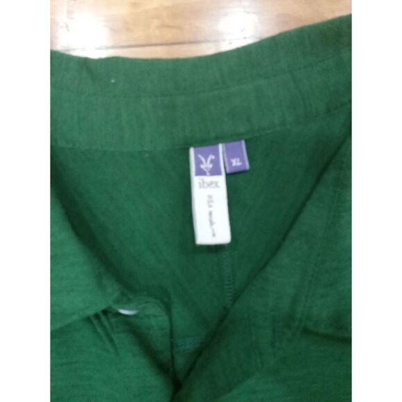 Ibex 100% Merino Wool Short Sleeve Polo Shirt Men's XL - Picture 2 of 4